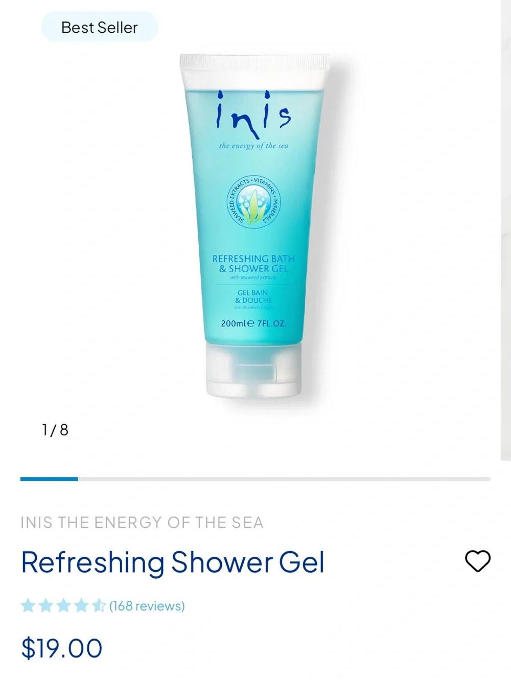 INIS Refreshing Shower Gel - Picture 1 of 5